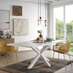 Eettafel, Kave Home , Argo, Wit